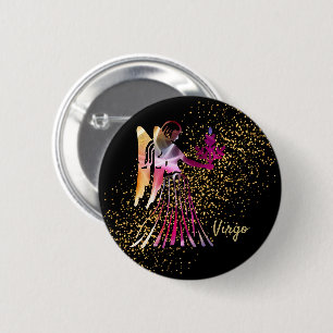 Virgo  - Birthday Sign 2 Inch Round Button