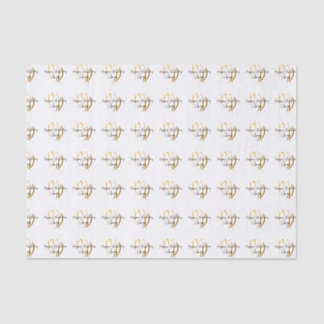 Virgo Birthday Tissue Paper (Front)