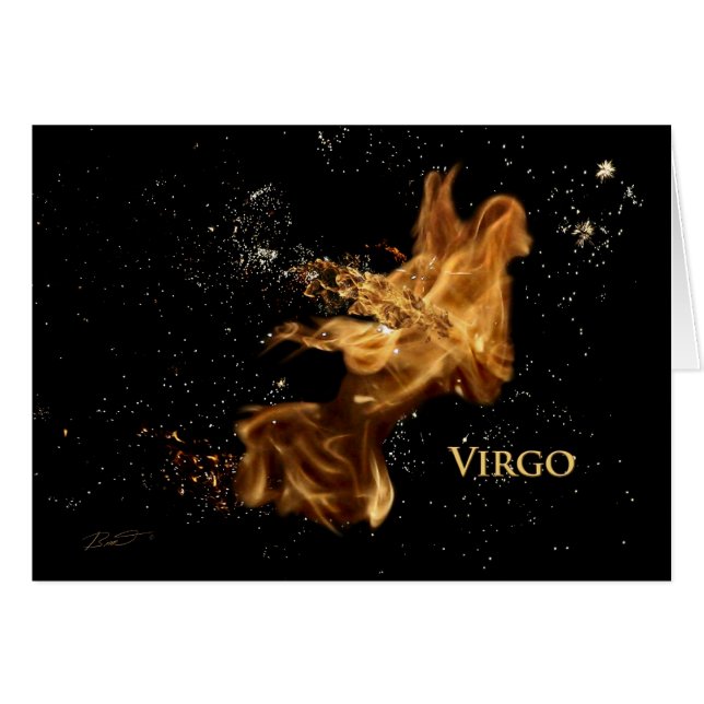 Virgo Card (Front Horizontal)