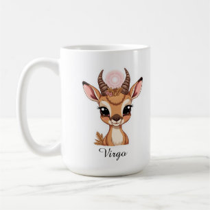 Virgo Celestial Zodiac Mug - Aesthetic Deer Art