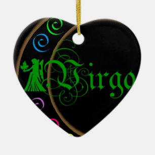 Virgo Ceramic Ornament