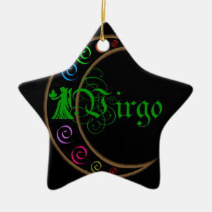 Virgo Ceramic Ornament