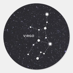 Virgo Classic Round Sticker