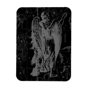Virgo Constellation Hevelius 1690 Vintage Magnet