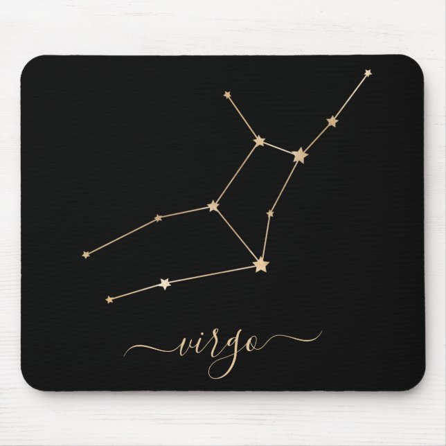Virgo Constellation Mouse Pad (Front)
