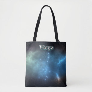 Virgo constellation tote bag