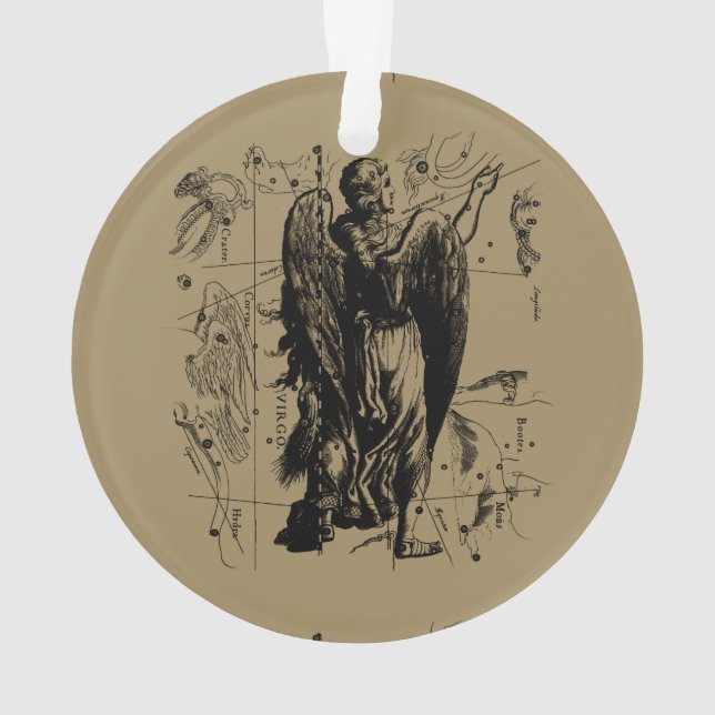 Virgo Constellation Vintage Hevelius 1690 (dos)