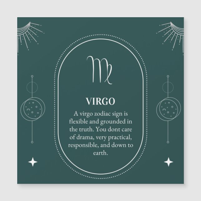 Virgo customize name 12 signs of the Zodiac  (Front)