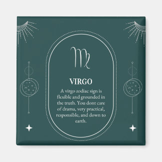 Virgo customize name 12 signs of the Zodiac Magnet