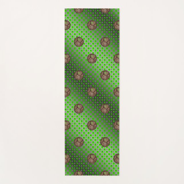 Virgo & Earth Rabbit Yoga Mat (Front)