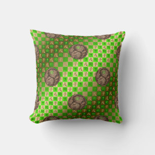 Virgo & Earth Rat Throw Pillow