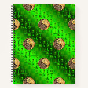 Virgo & Fire Goat Notebook