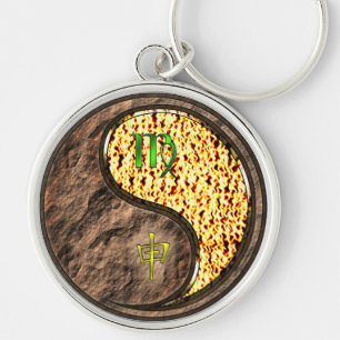 Virgo & Fire Monkey Keychain