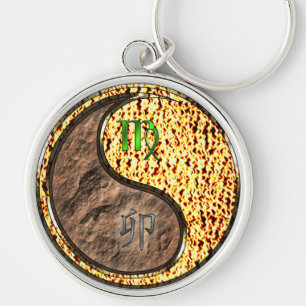 Virgo & Fire Rabbit Keychain