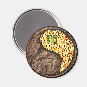 Virgo & Fire Rat Magnet