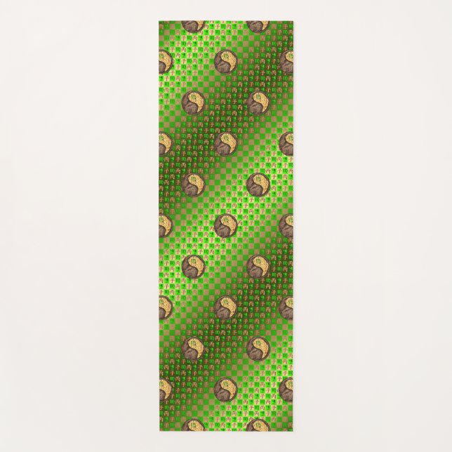 Virgo & Fire Rat Yoga Mat (Front)