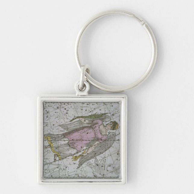 Virgo, from 'A Celestial Atlas', pub. in 1822 (col Keychain (Front)