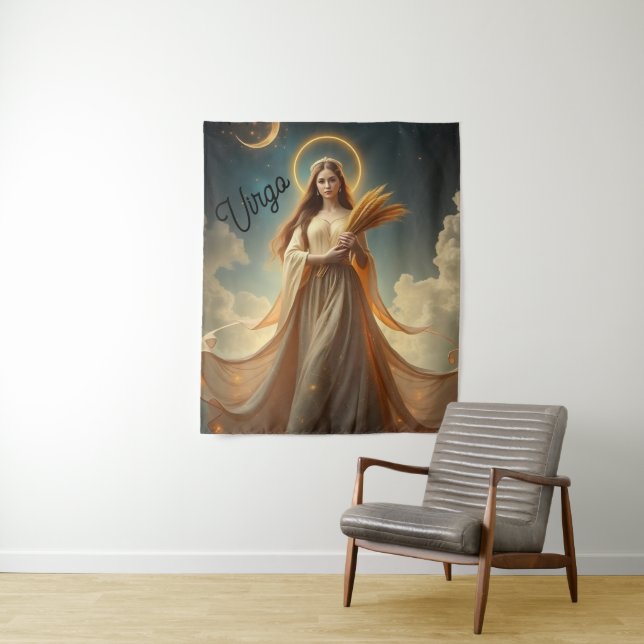 Virgo Goddess Wall Tapestry (In Situ)
