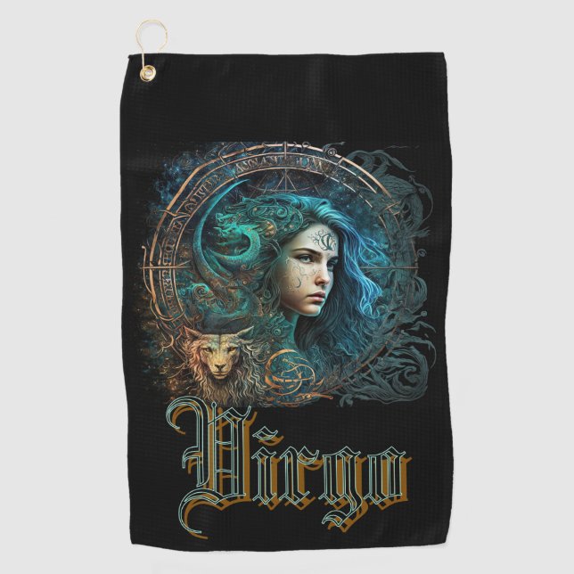 Virgo Golf Towel (Front)