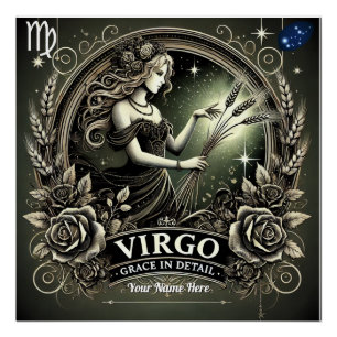 Virgo “Grace in Detail” Glossy Poster