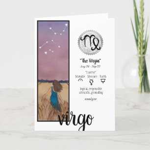 Virgo Greeting Card