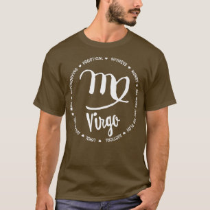 Virgo Horoscope Queen Zodiac Birthday Print For Gi T-Shirt
