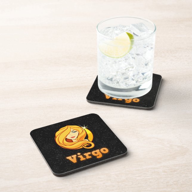 Virgo illustration coaster (Right Side)