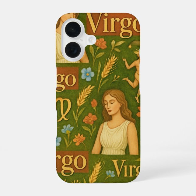 Virgo iPhone 16 Case (Back)