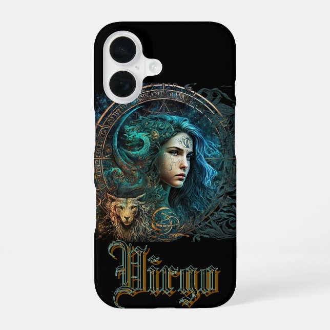 Virgo iPhone 16 Case (Back)