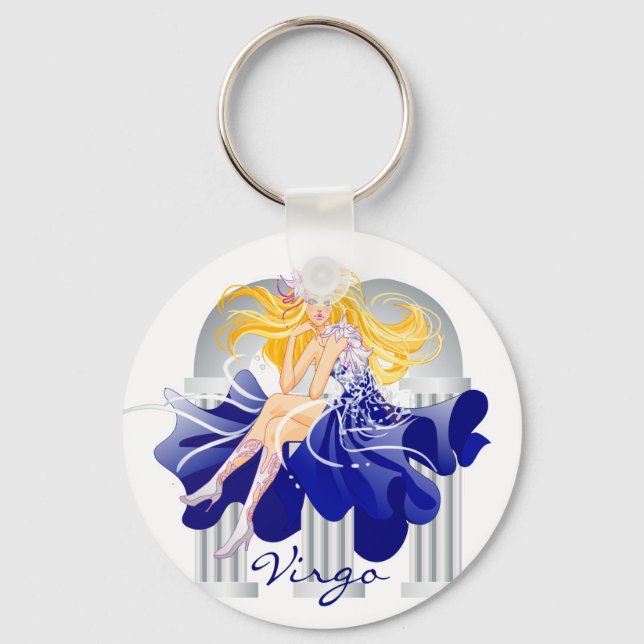 Virgo Keychan Keychain (Front)