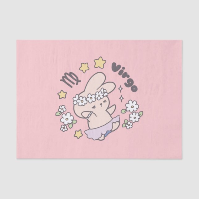 Virgo Loppi Tokki Bunny Zodiac Series Tissue Paper (Front)