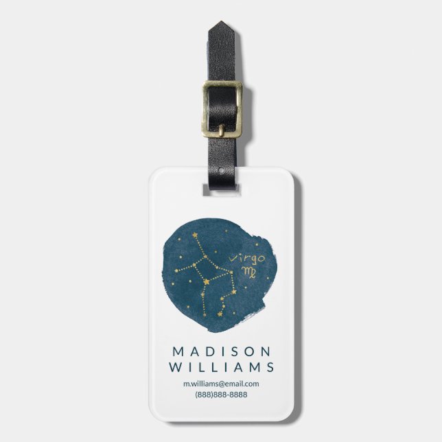 Virgo Luggage Tag (Front Vertical)