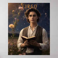 Virgo Male Astrological Poster