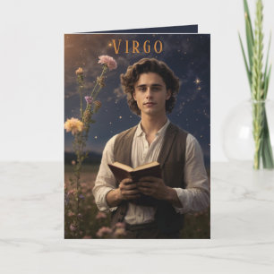 Virgo Male Birthday Card