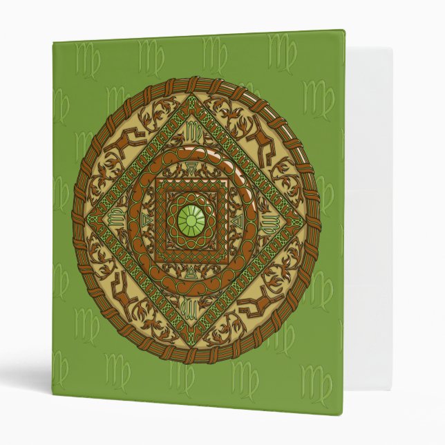 Virgo Mandala Binder (Front/Inside)