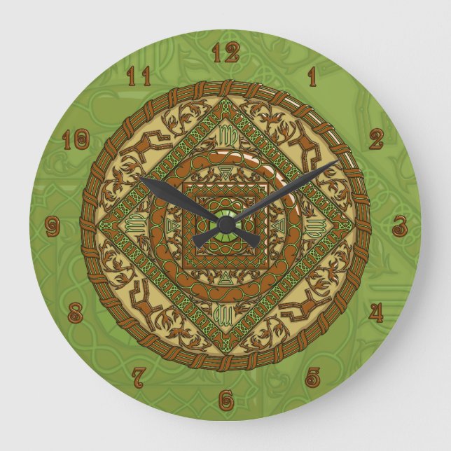 Virgo Mandala Clock (Front)
