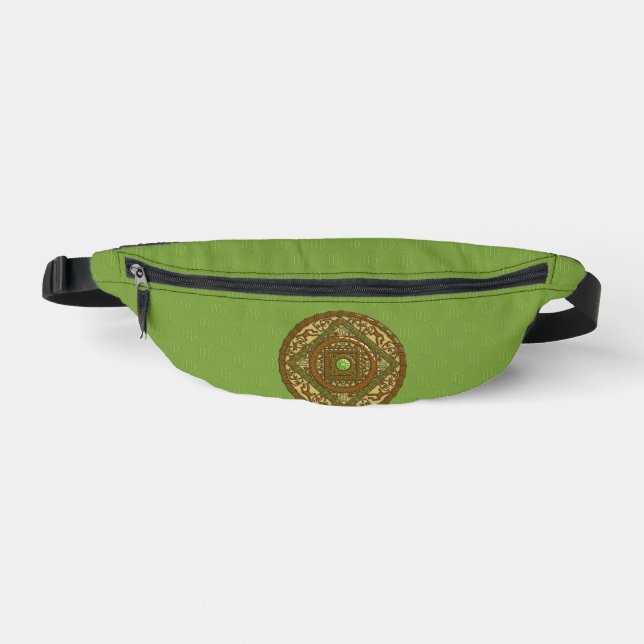 Virgo Mandala Fanny Pack (Front)
