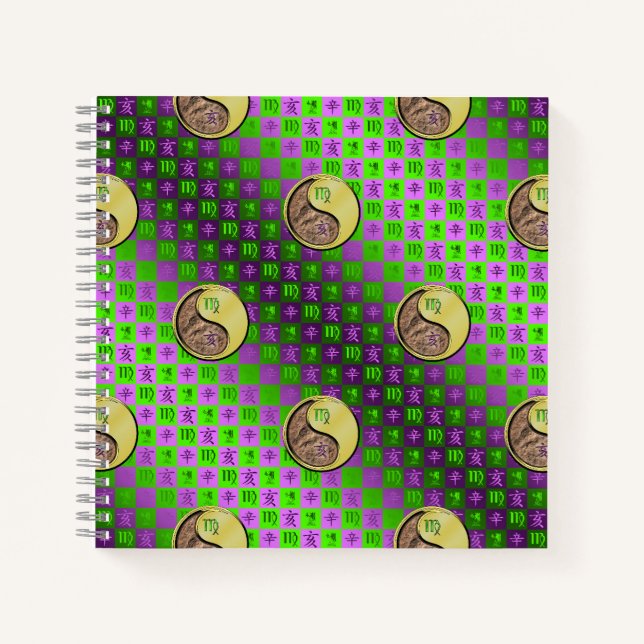 Virgo & Metal Boar Notebook (Front)