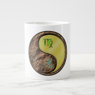 Virgo & Metal Dog Large Coffee Mug