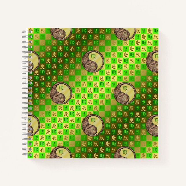 Virgo & Metal Dragon Notebook (Front)