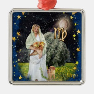 Virgo Metal Ornament