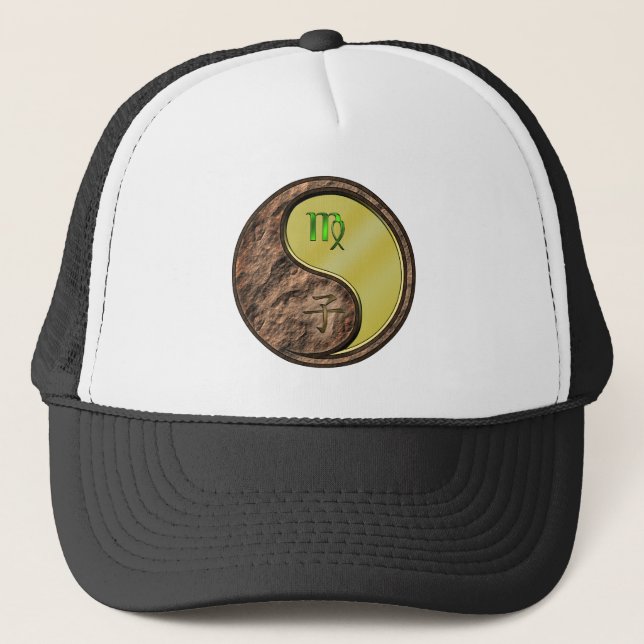 Virgo & Metal Rat Trucker Hat (Front)