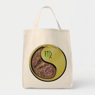Virgo & Metal Rooster Tote Bag