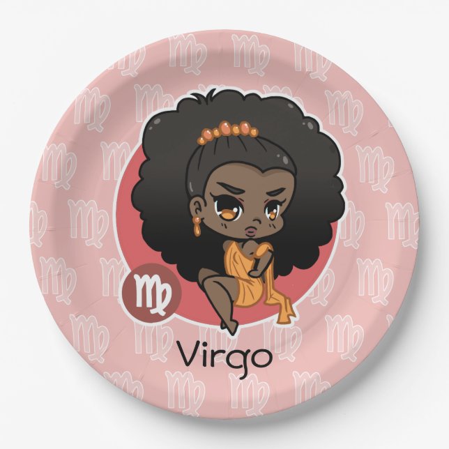 Virgo Paper Plate (Front)