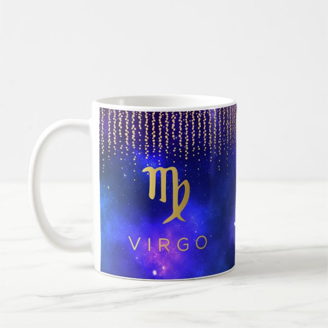 Virgo Personalized Coffee Mug (Left)