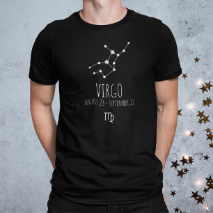 Virgo   Personalized Zodiac Constellation T-Shirt
