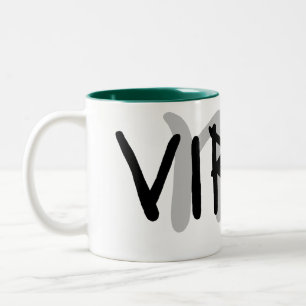 Virgo Primal Text Mug