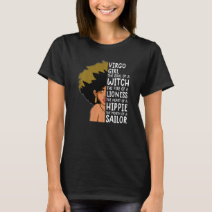 Virgo Queen For Women Astrology Zodiac Virgo Girl T-Shirt
