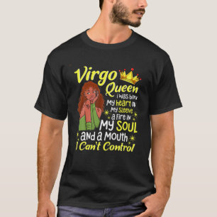 Virgo Queen I Am Stronger Birthday For Black Women T-Shirt