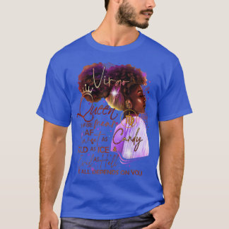 Virgo Queen Sweet As Candy Birthday Gift For Black T-Shirt